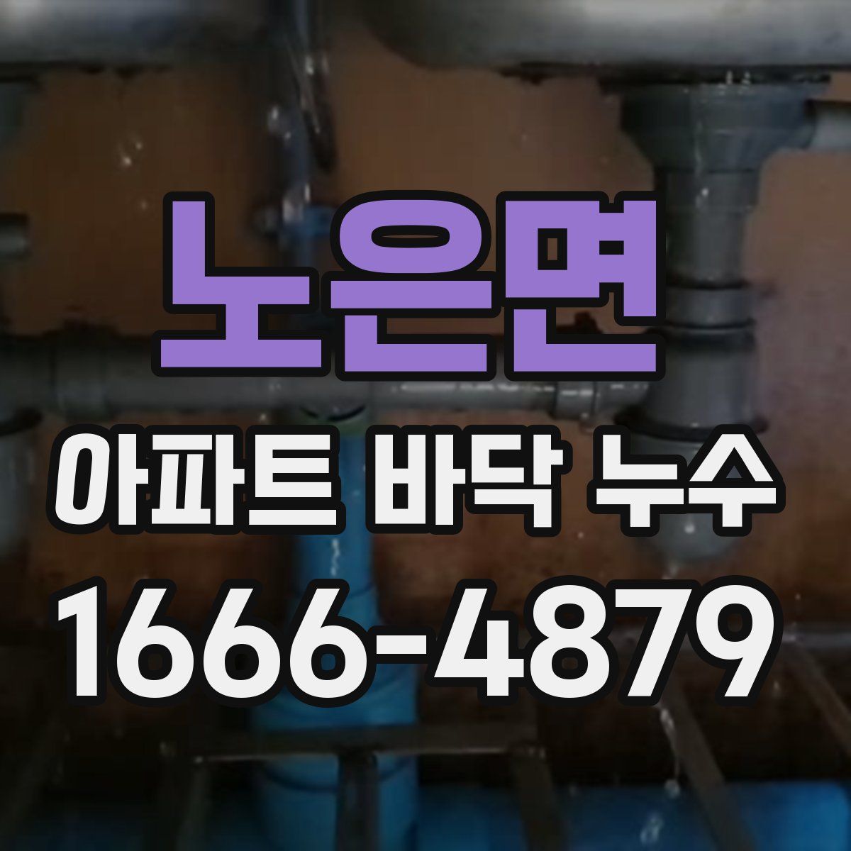 노은면 아파트 바닥 누수