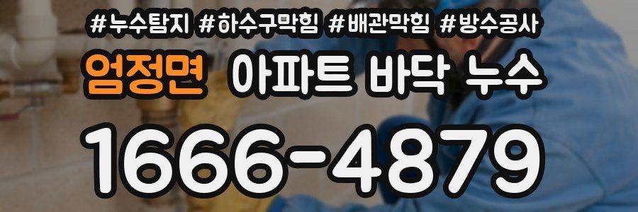 엄정면 아파트 바닥 누수
