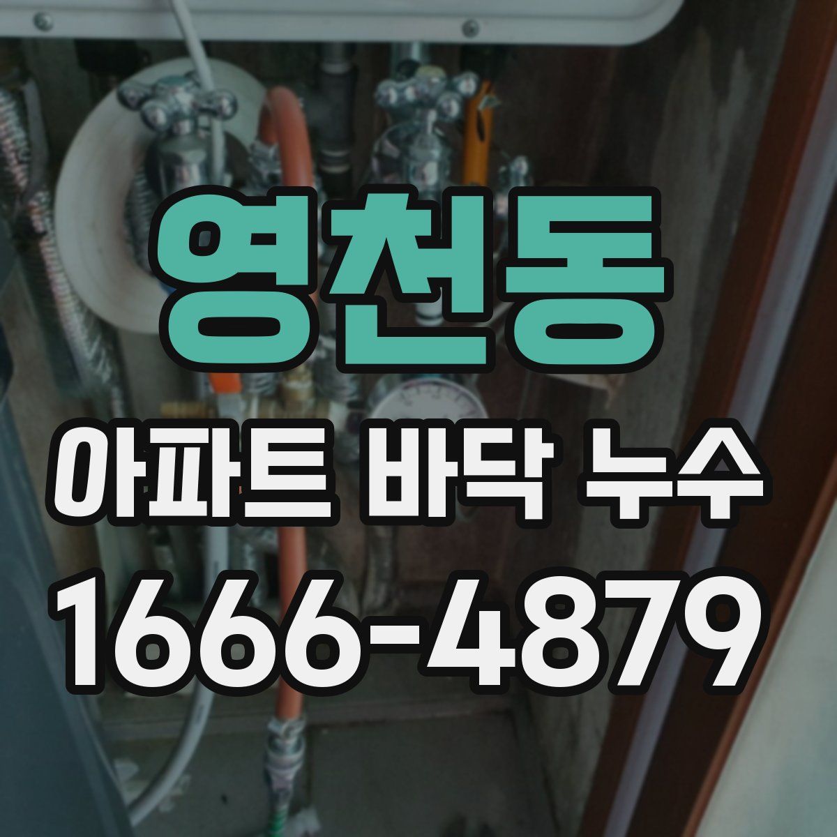 영천동 아파트 바닥 누수