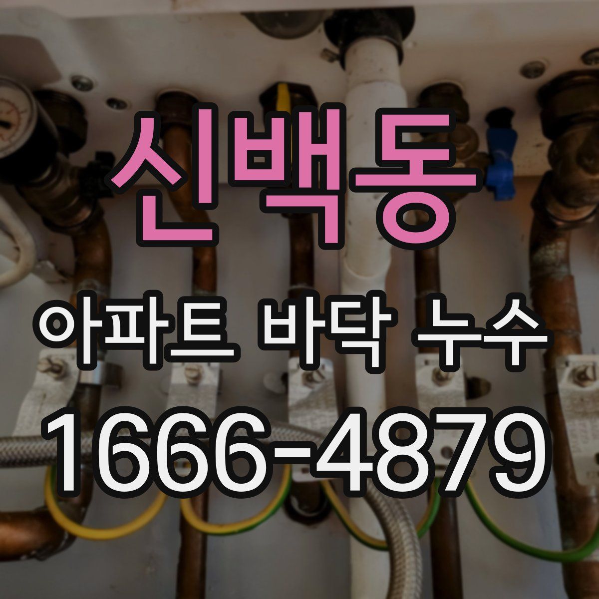 신백동 아파트 바닥 누수