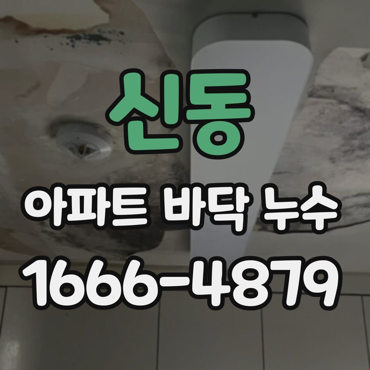 신동 아파트 바닥 누수