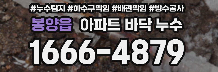 봉양읍 아파트 바닥 누수