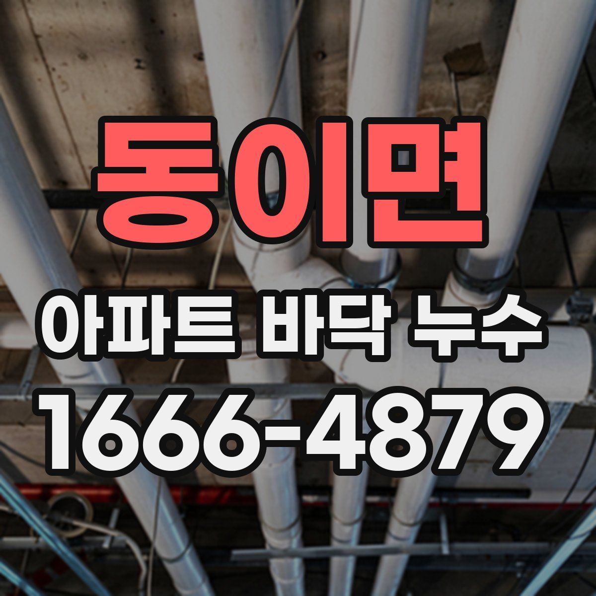 동이면 아파트 바닥 누수
