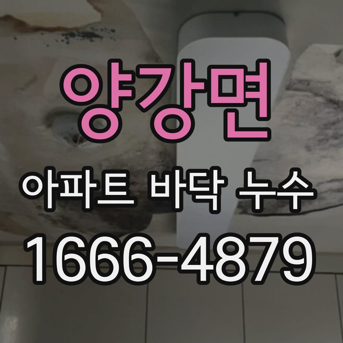양강면 아파트 바닥 누수