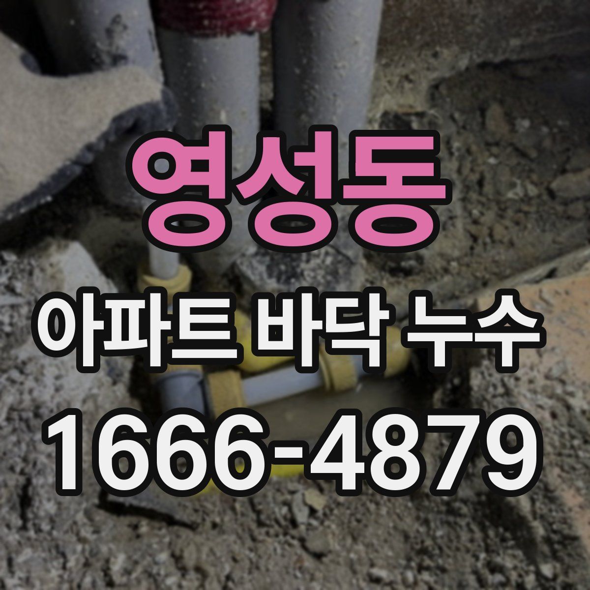 영성동 아파트 바닥 누수