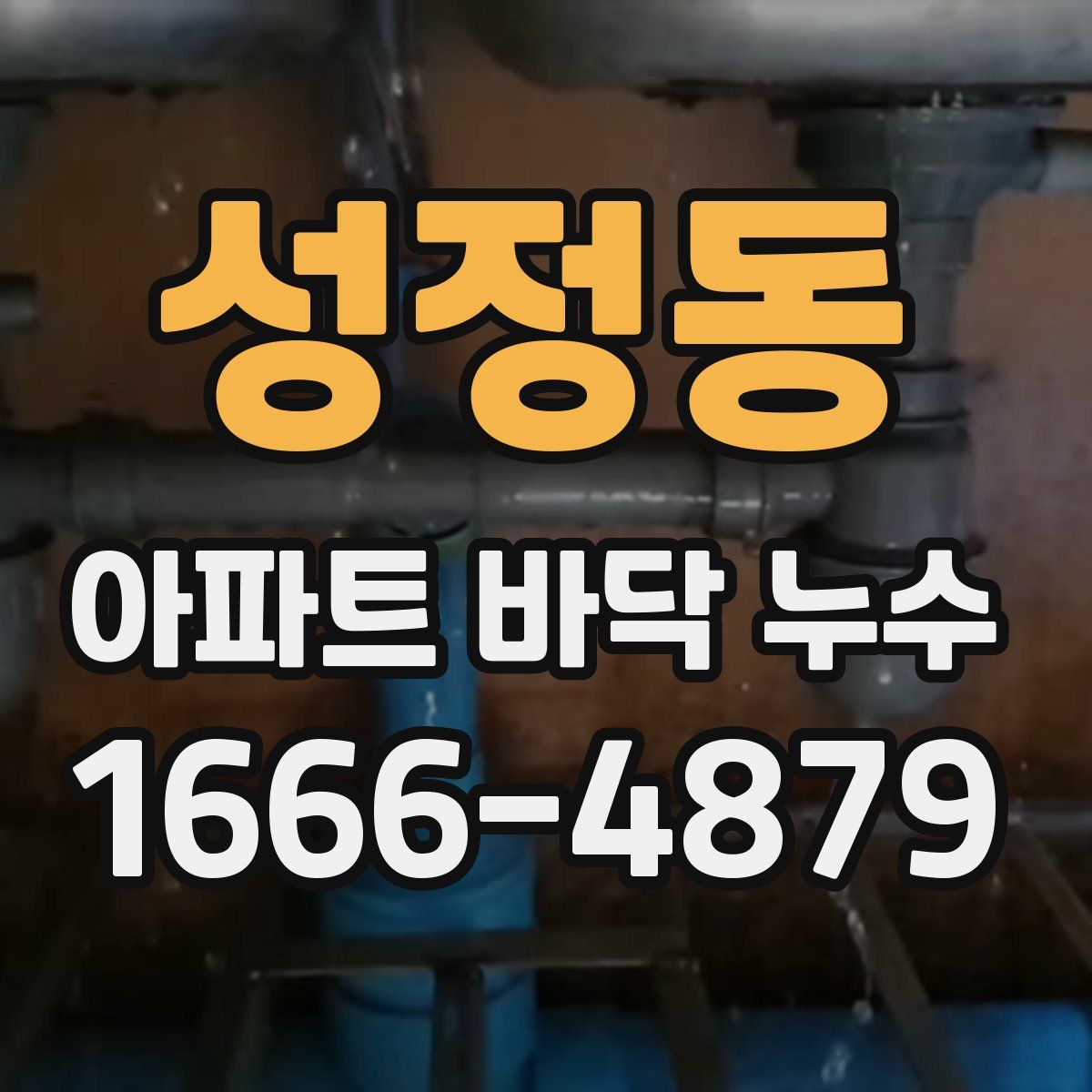 성정동 아파트 바닥 누수