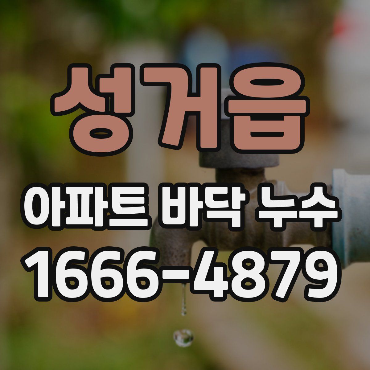 성거읍 아파트 바닥 누수