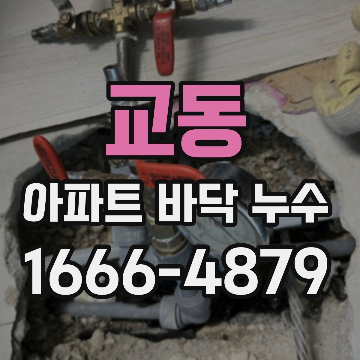 교동 아파트 바닥 누수