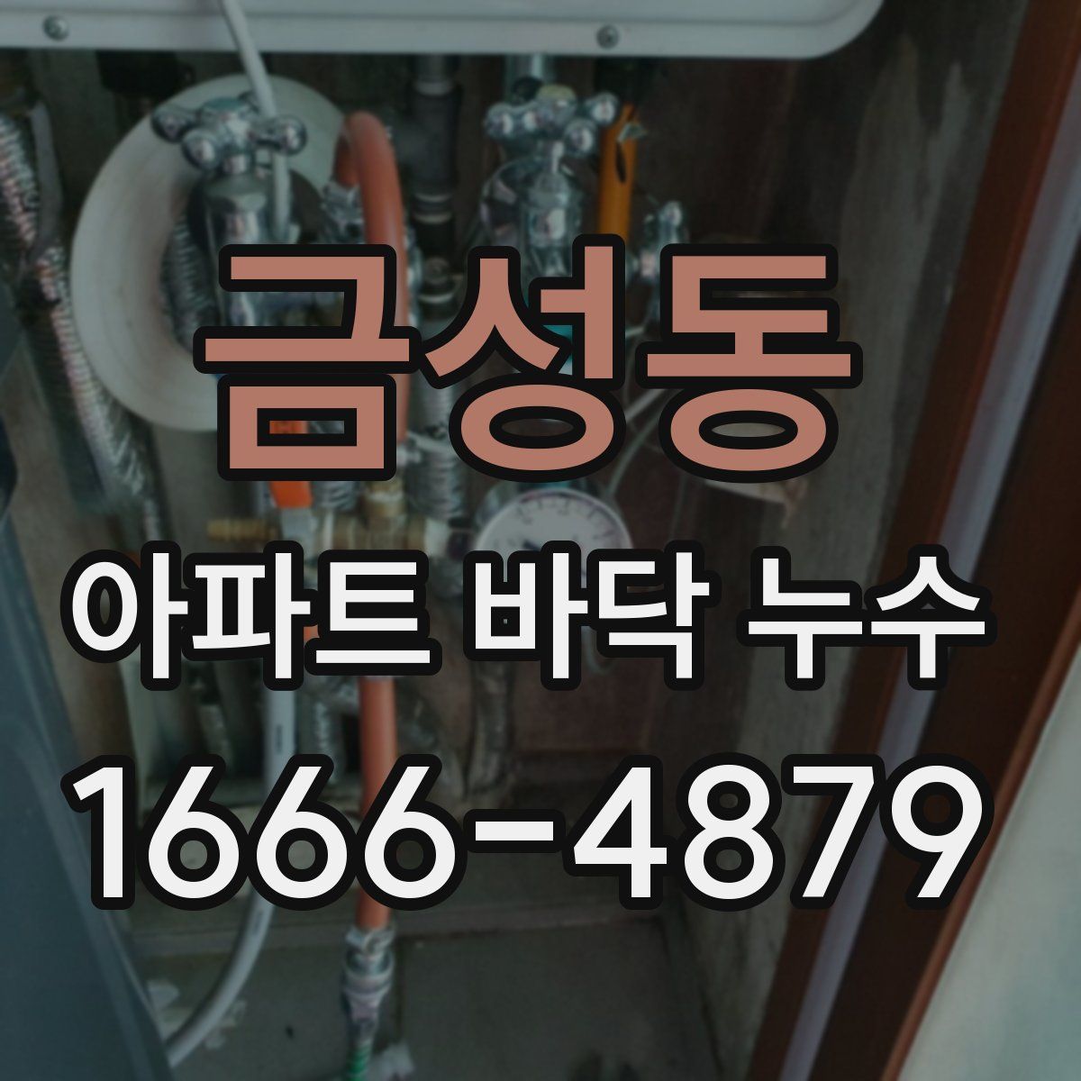 금성동 아파트 바닥 누수