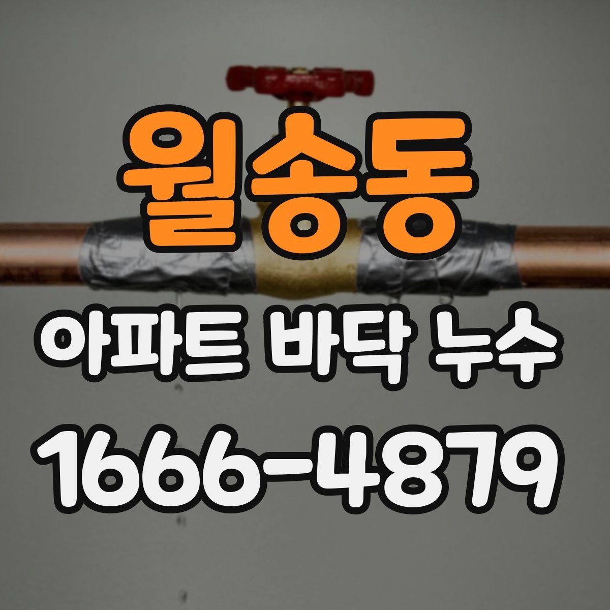 월송동 아파트 바닥 누수