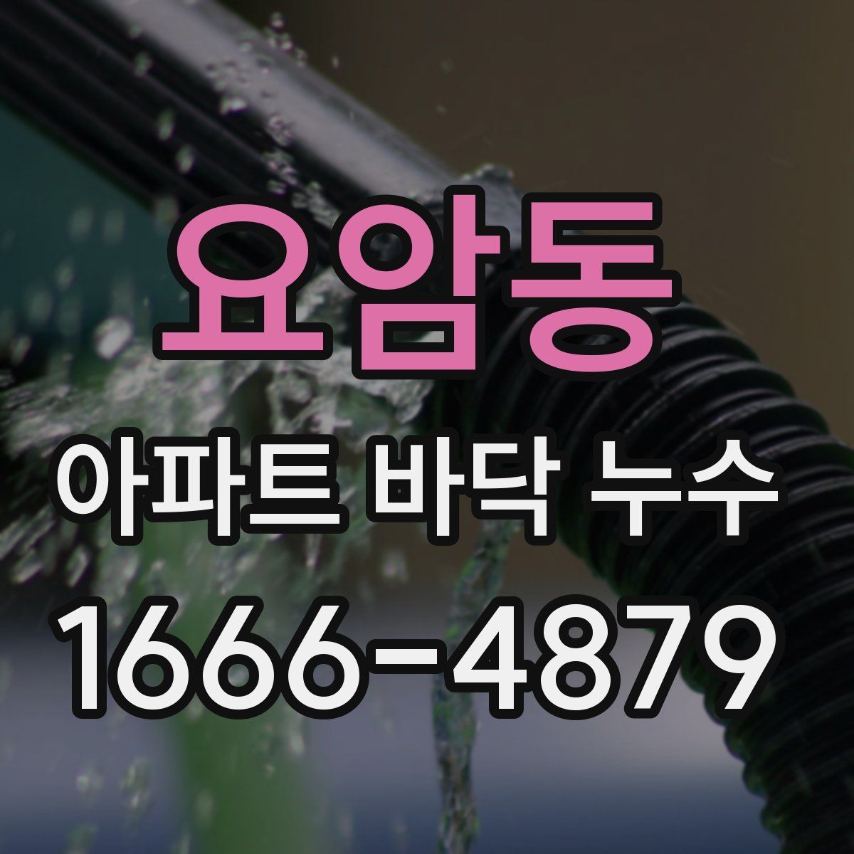 요암동 아파트 바닥 누수