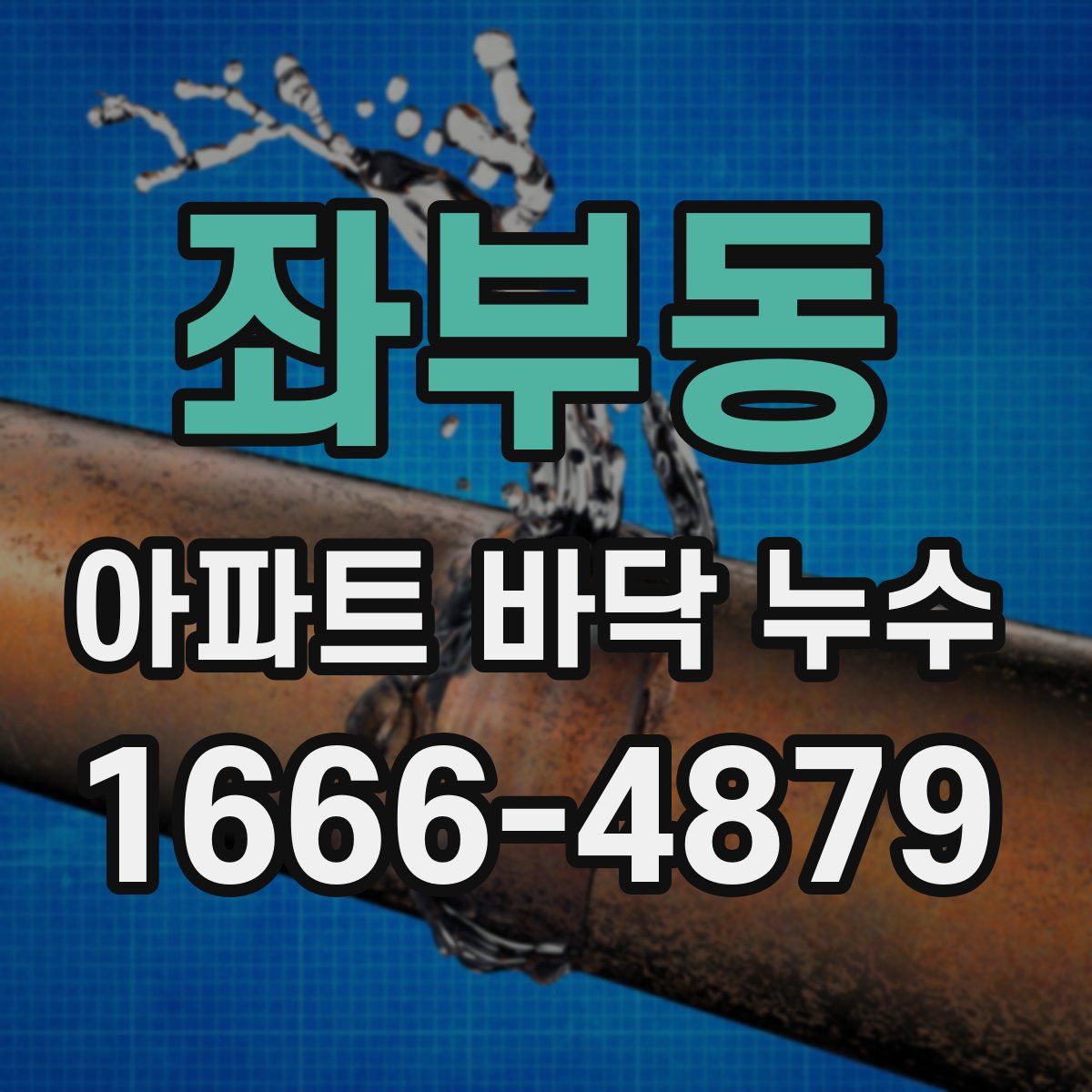 좌부동 아파트 바닥 누수