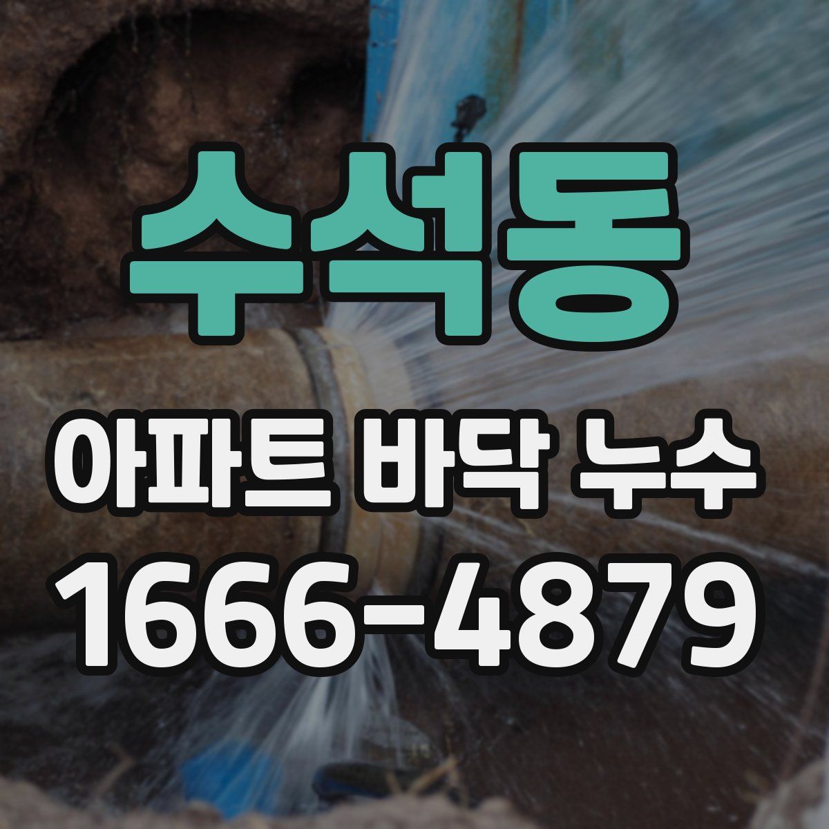 수석동 아파트 바닥 누수