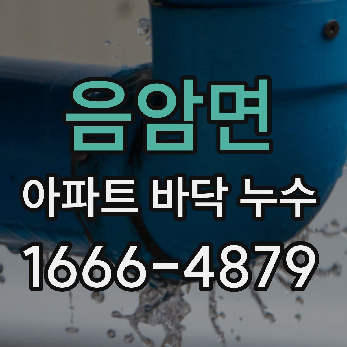 음암면 아파트 바닥 누수