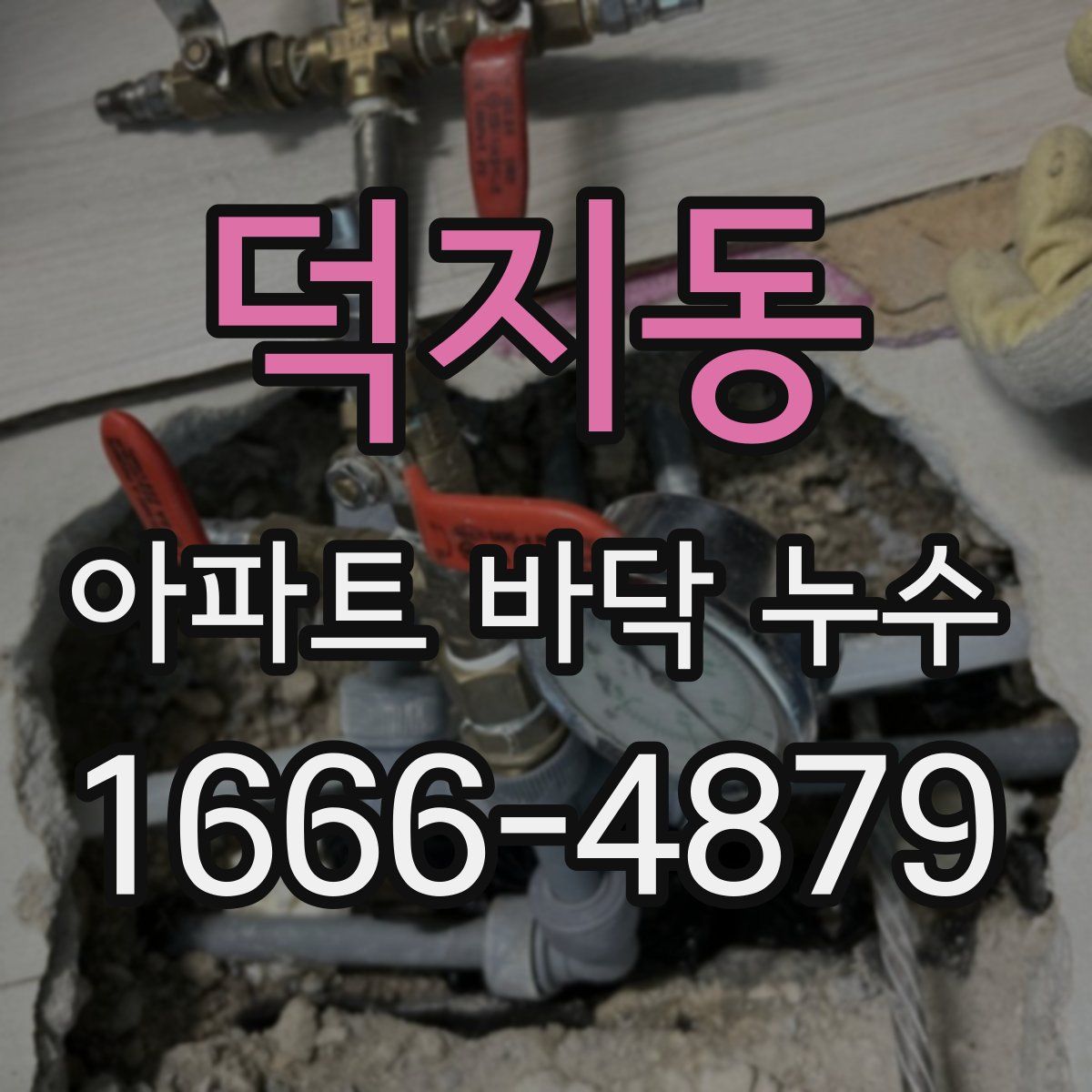덕지동 아파트 바닥 누수