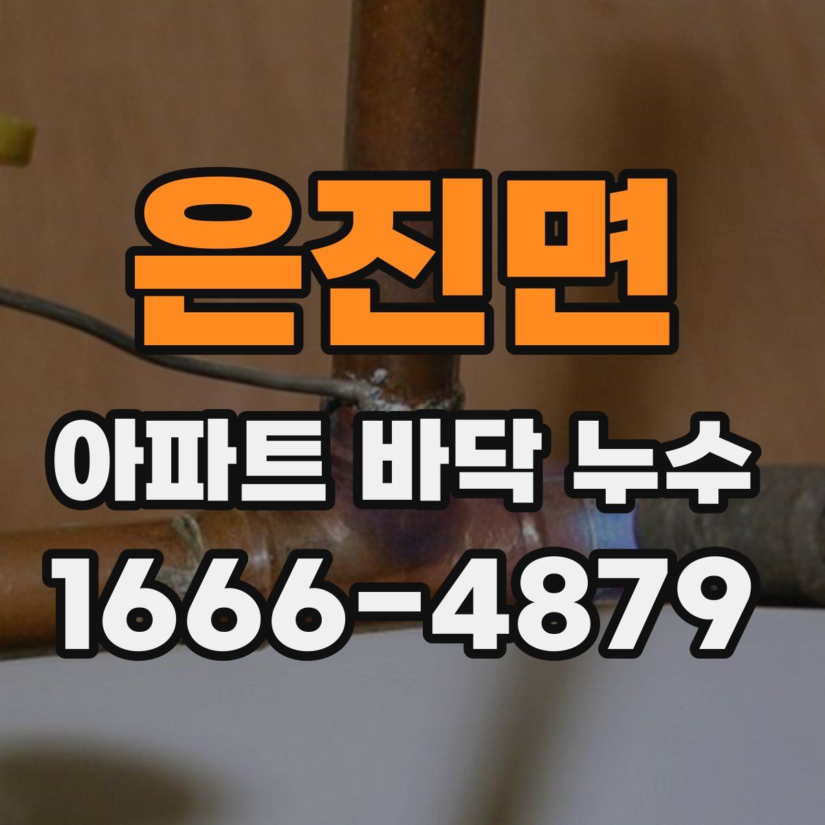 은진면 아파트 바닥 누수