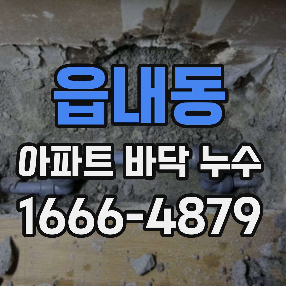 읍내동 아파트 바닥 누수