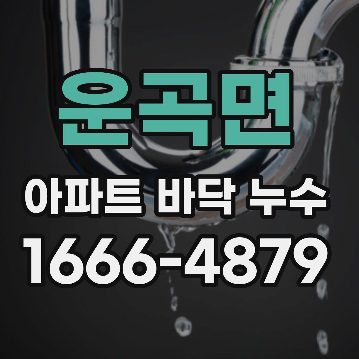 운곡면 아파트 바닥 누수