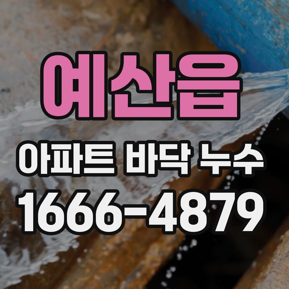 예산읍 아파트 바닥 누수