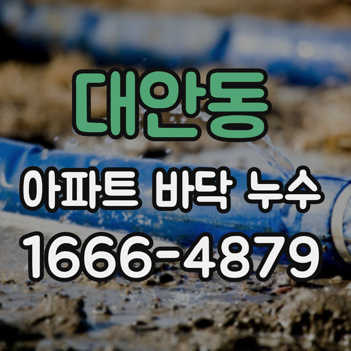대안동 아파트 바닥 누수