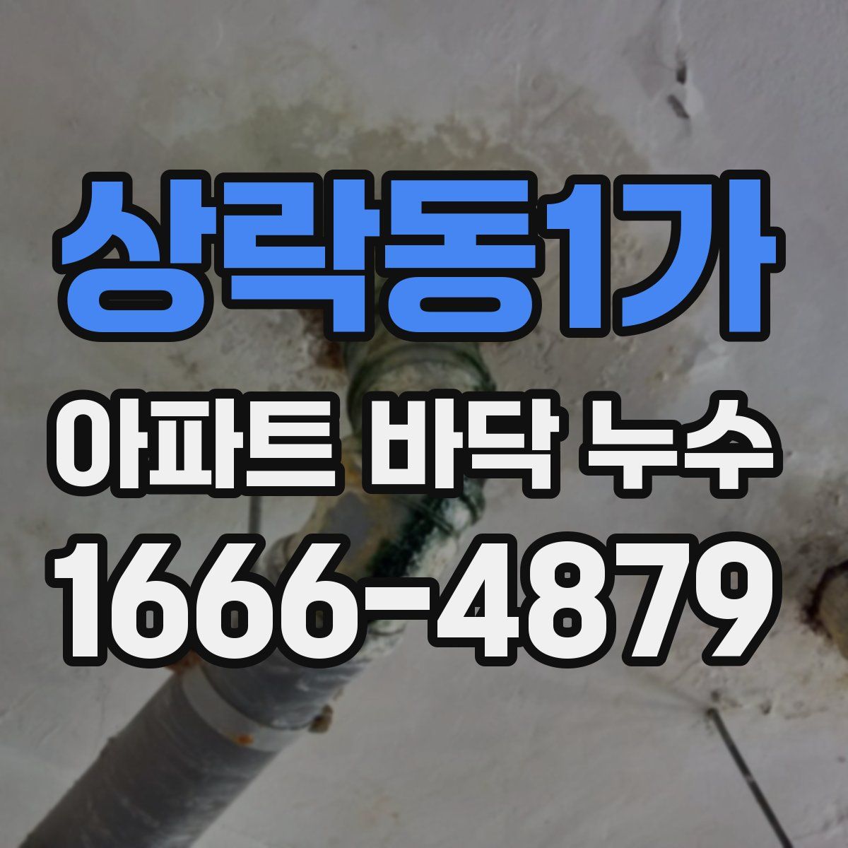 상락동1가 아파트 바닥 누수