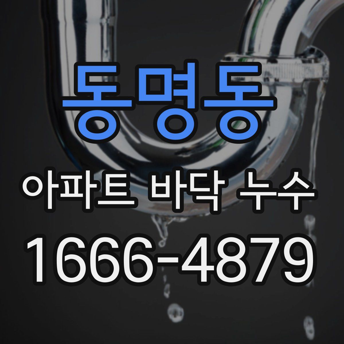 동명동 아파트 바닥 누수