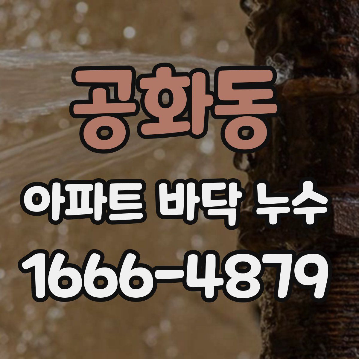 공화동 아파트 바닥 누수