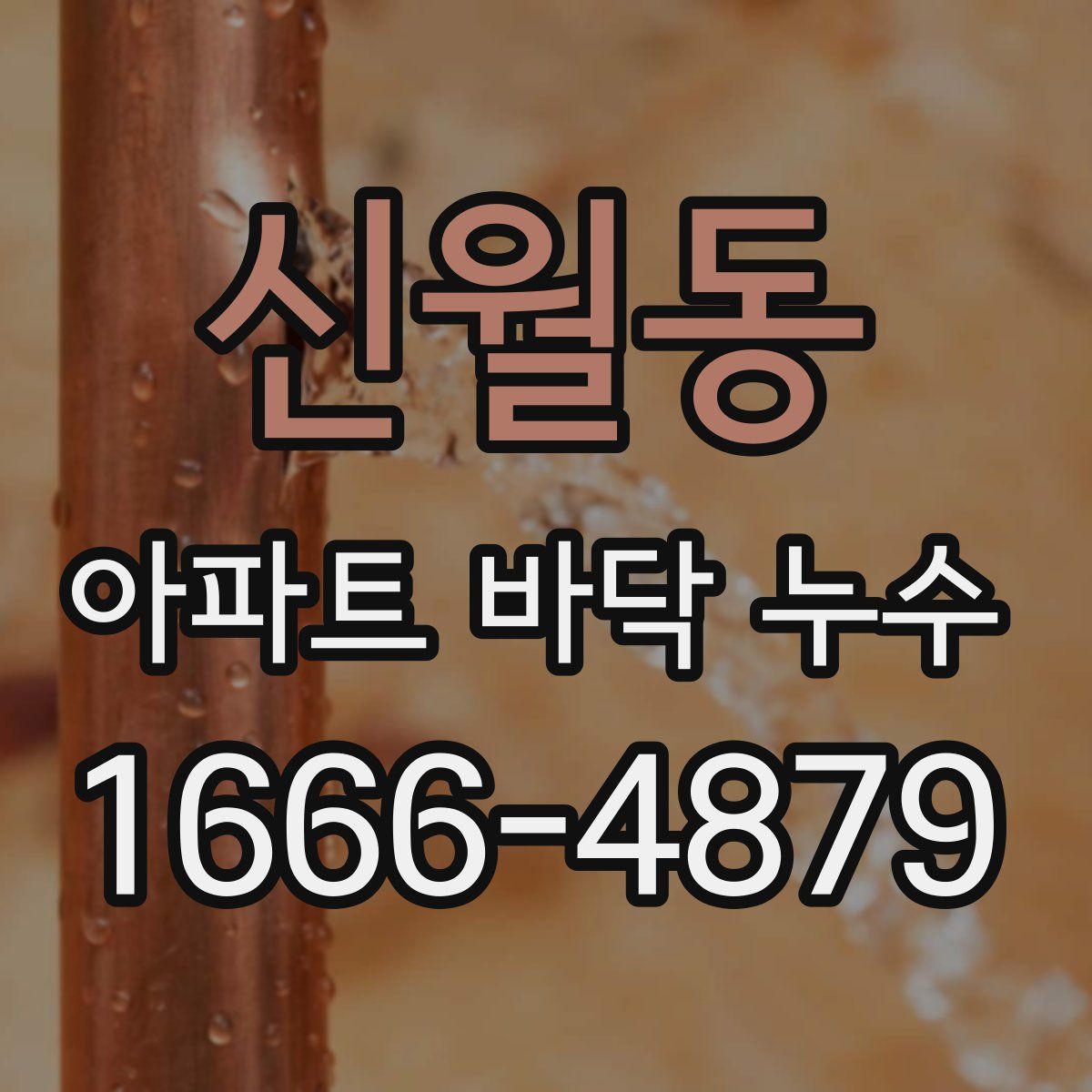 신월동 아파트 바닥 누수