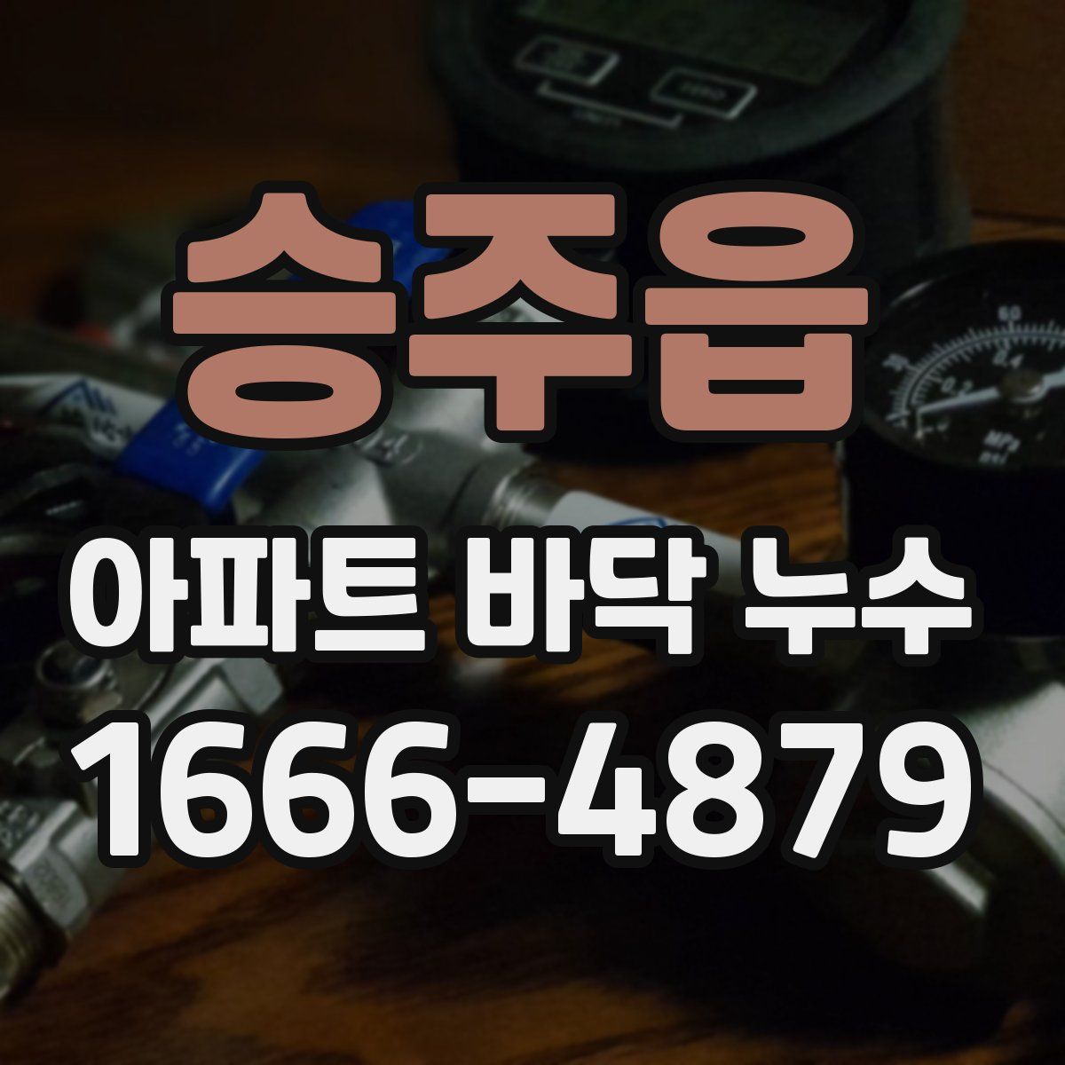 승주읍 아파트 바닥 누수