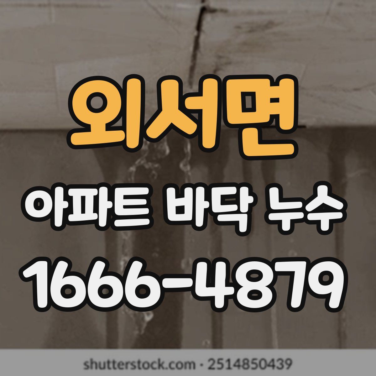 외서면 아파트 바닥 누수