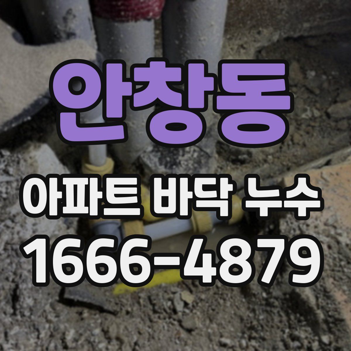 안창동 아파트 바닥 누수