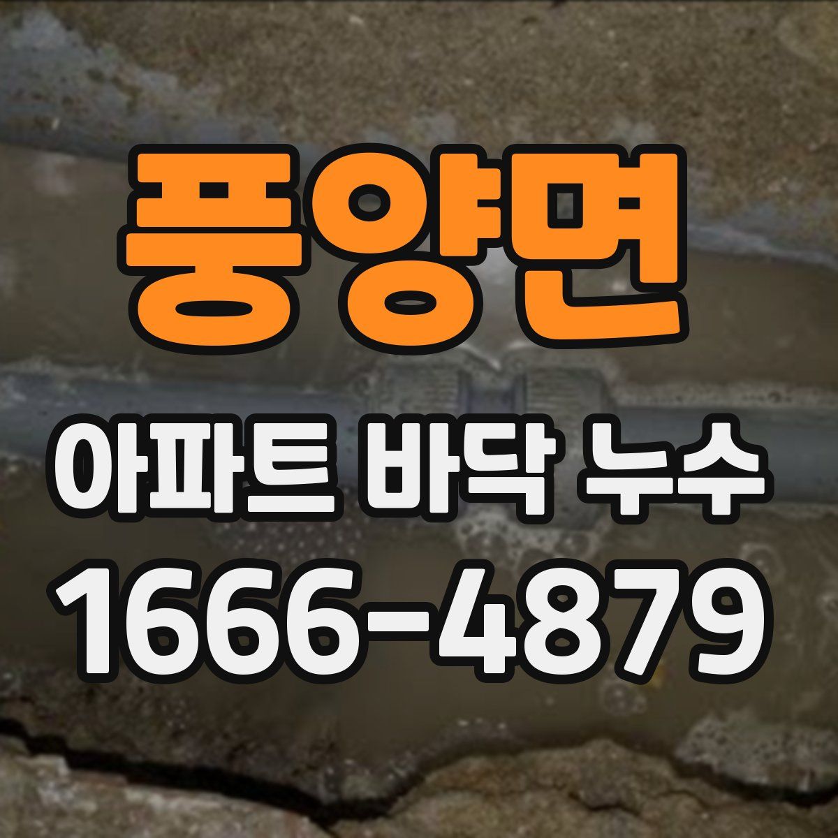 풍양면 아파트 바닥 누수