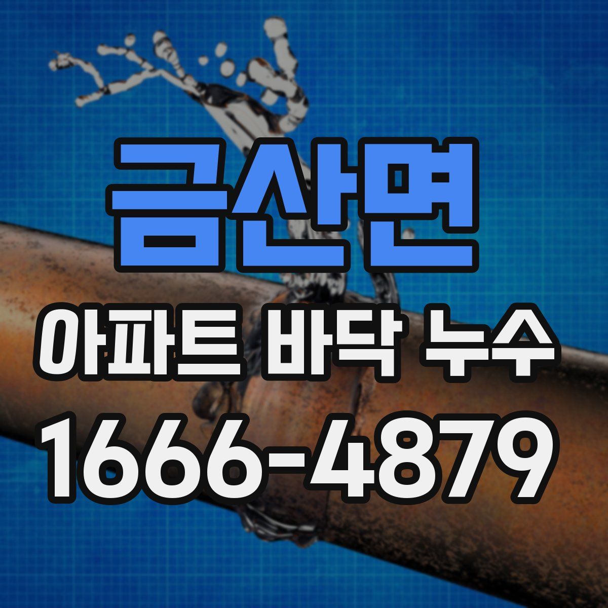 금산면 아파트 바닥 누수