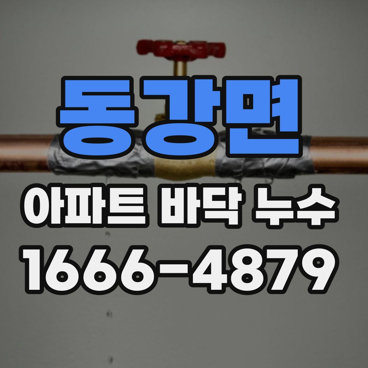 동강면 아파트 바닥 누수