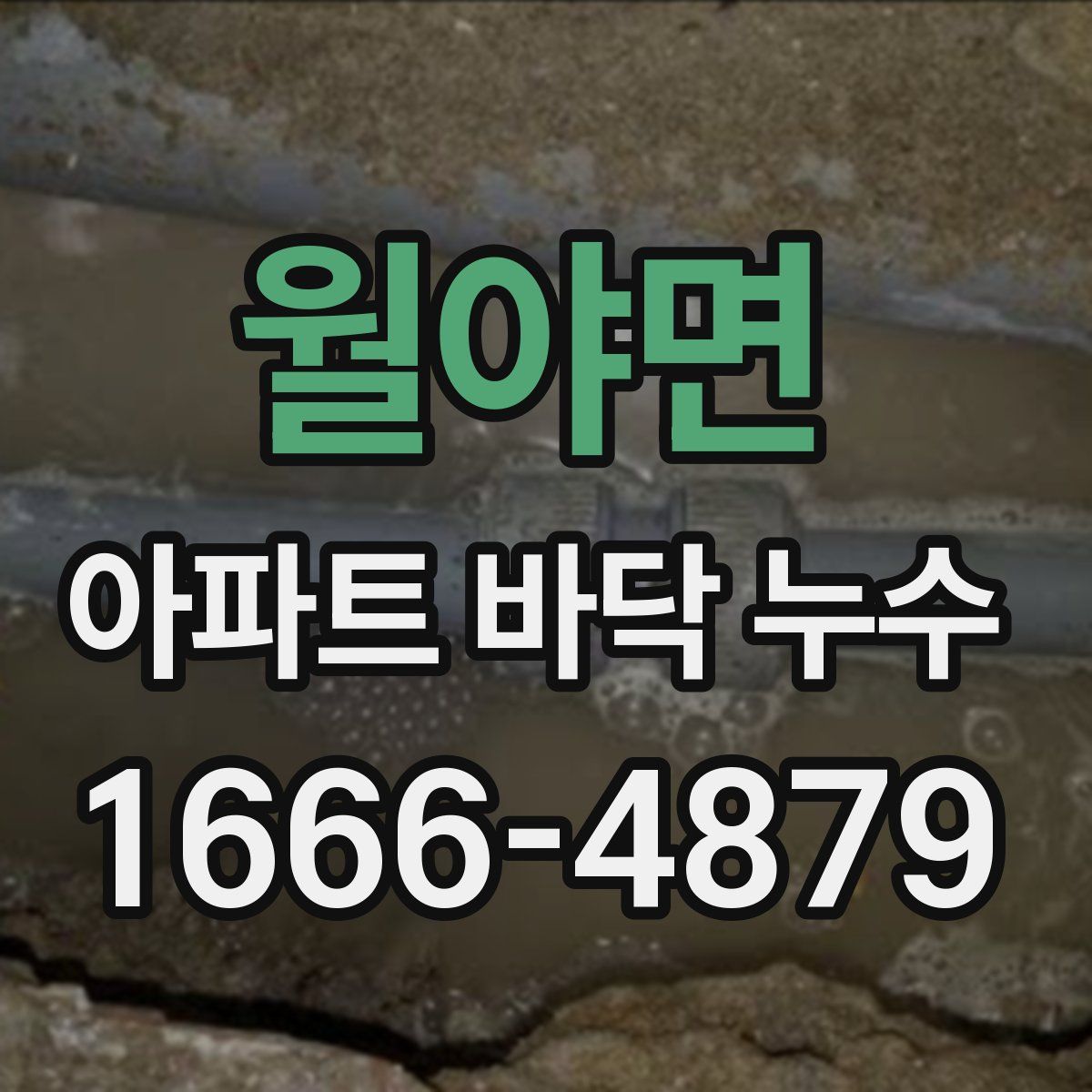 월야면 아파트 바닥 누수