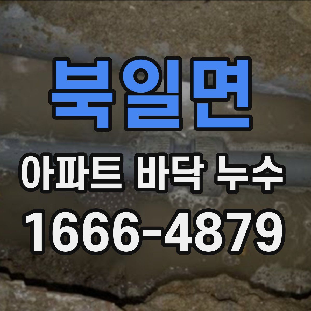 북일면 아파트 바닥 누수