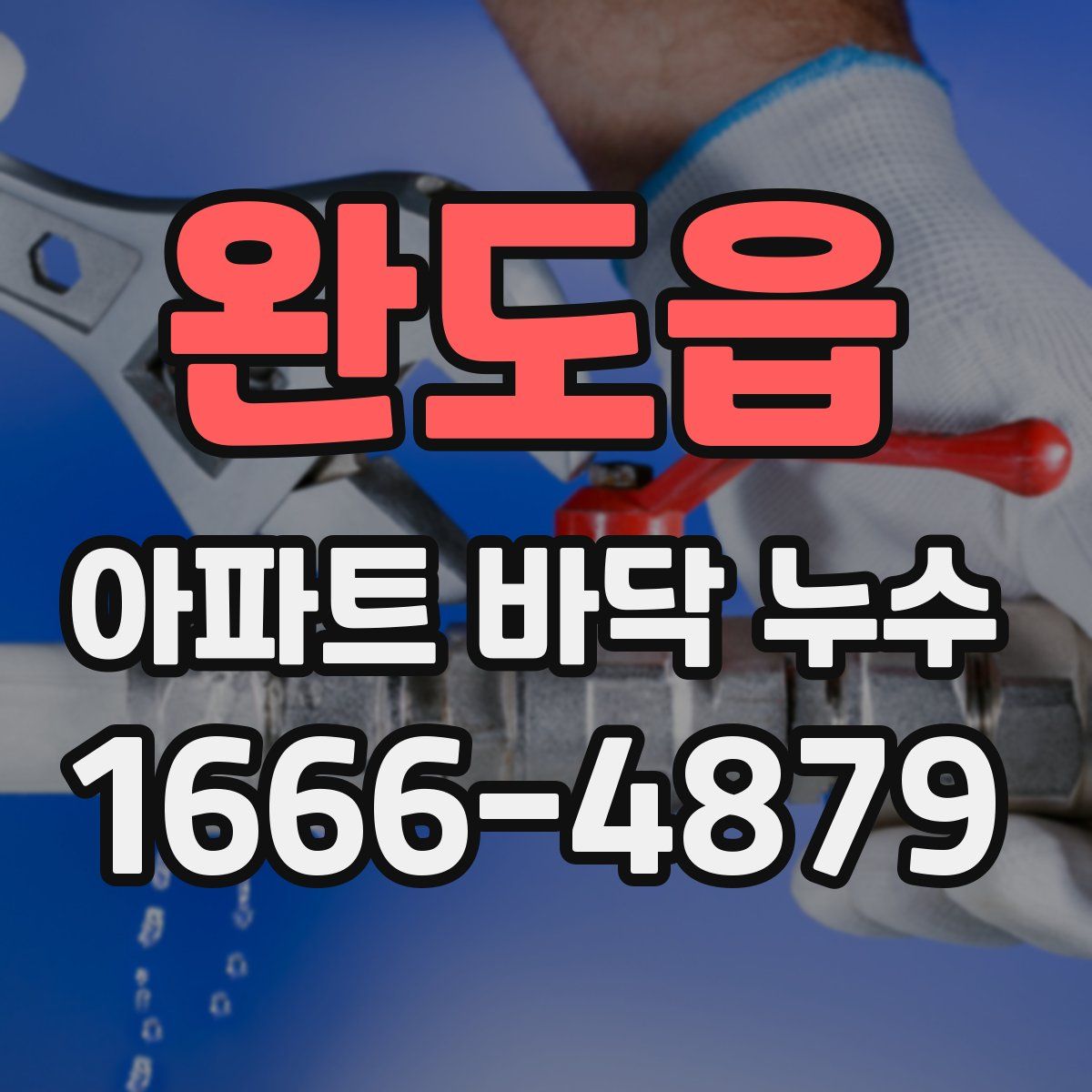 완도읍 아파트 바닥 누수