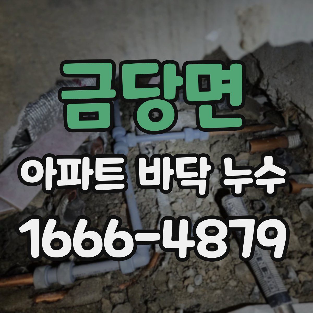 금당면 아파트 바닥 누수