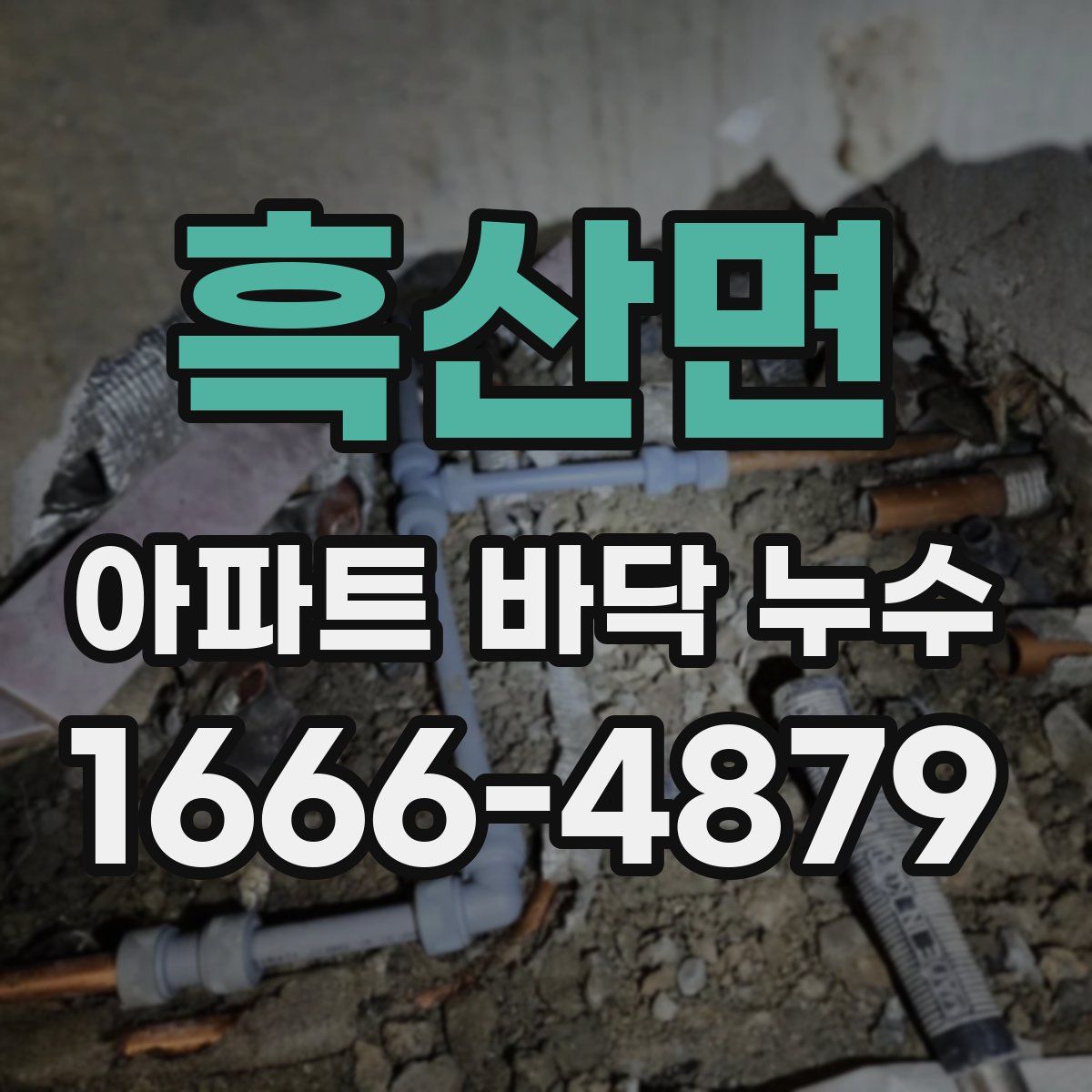 흑산면 아파트 바닥 누수