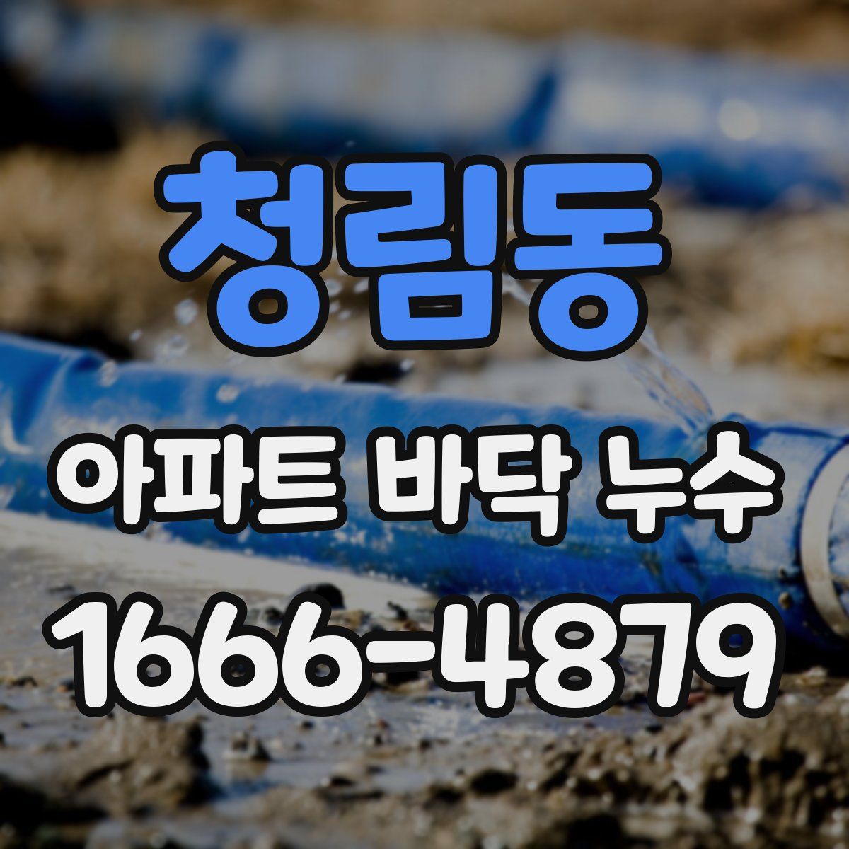 청림동 아파트 바닥 누수
