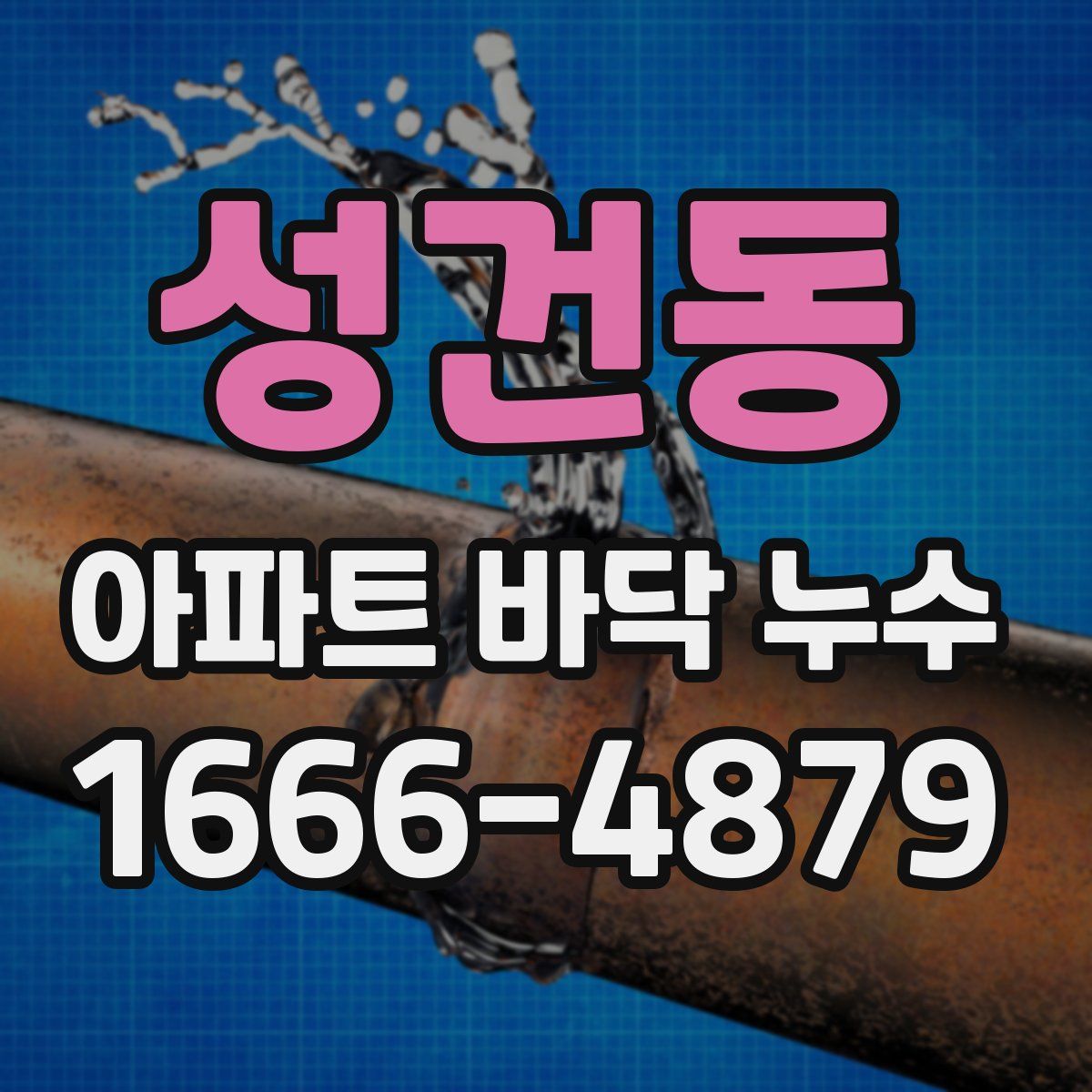 성건동 아파트 바닥 누수