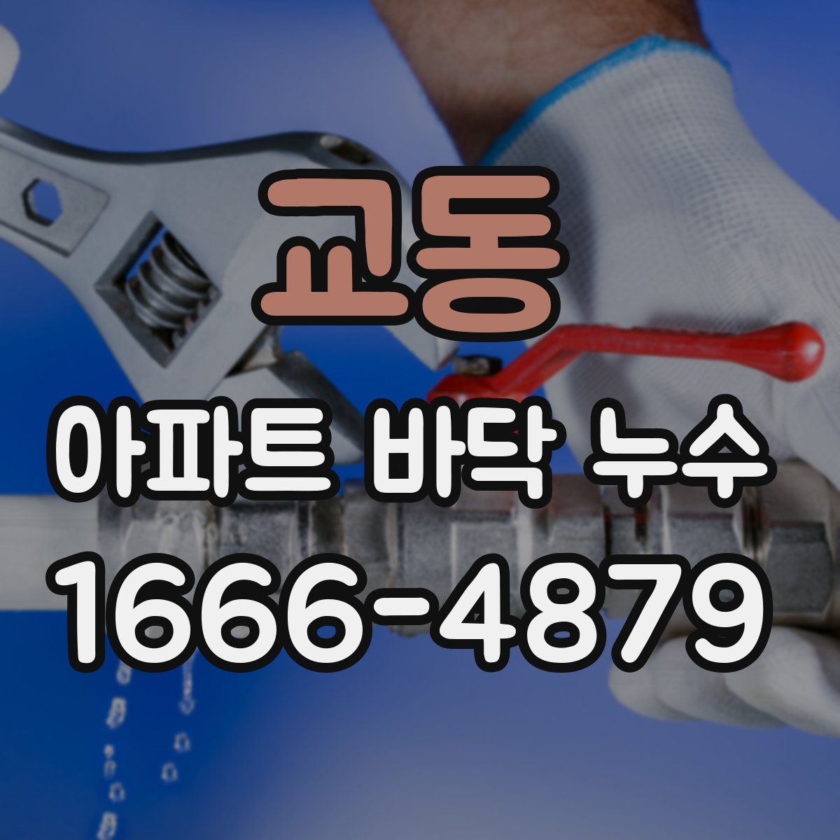 교동 아파트 바닥 누수