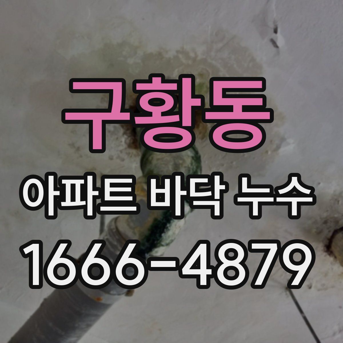 구황동 아파트 바닥 누수