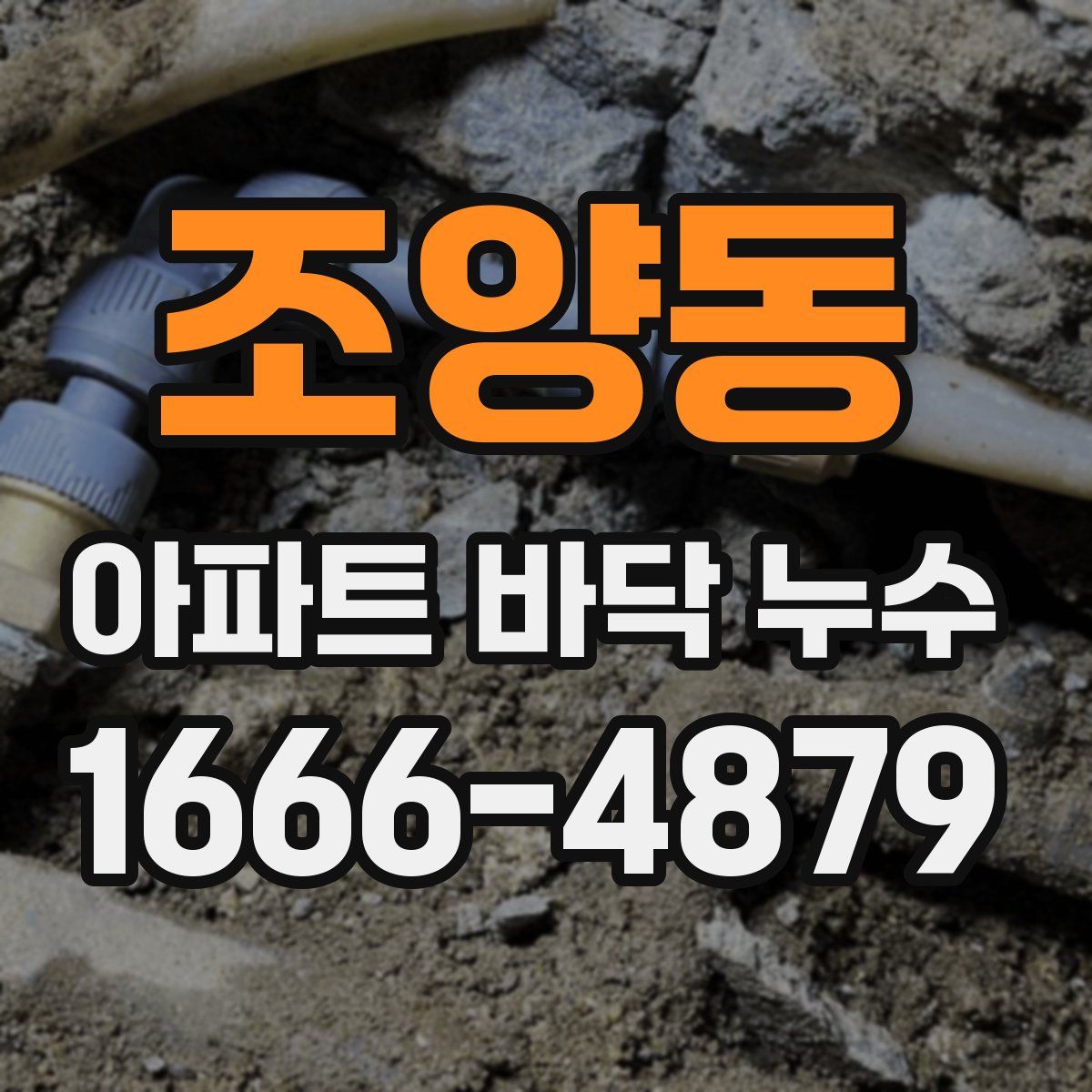 조양동 아파트 바닥 누수