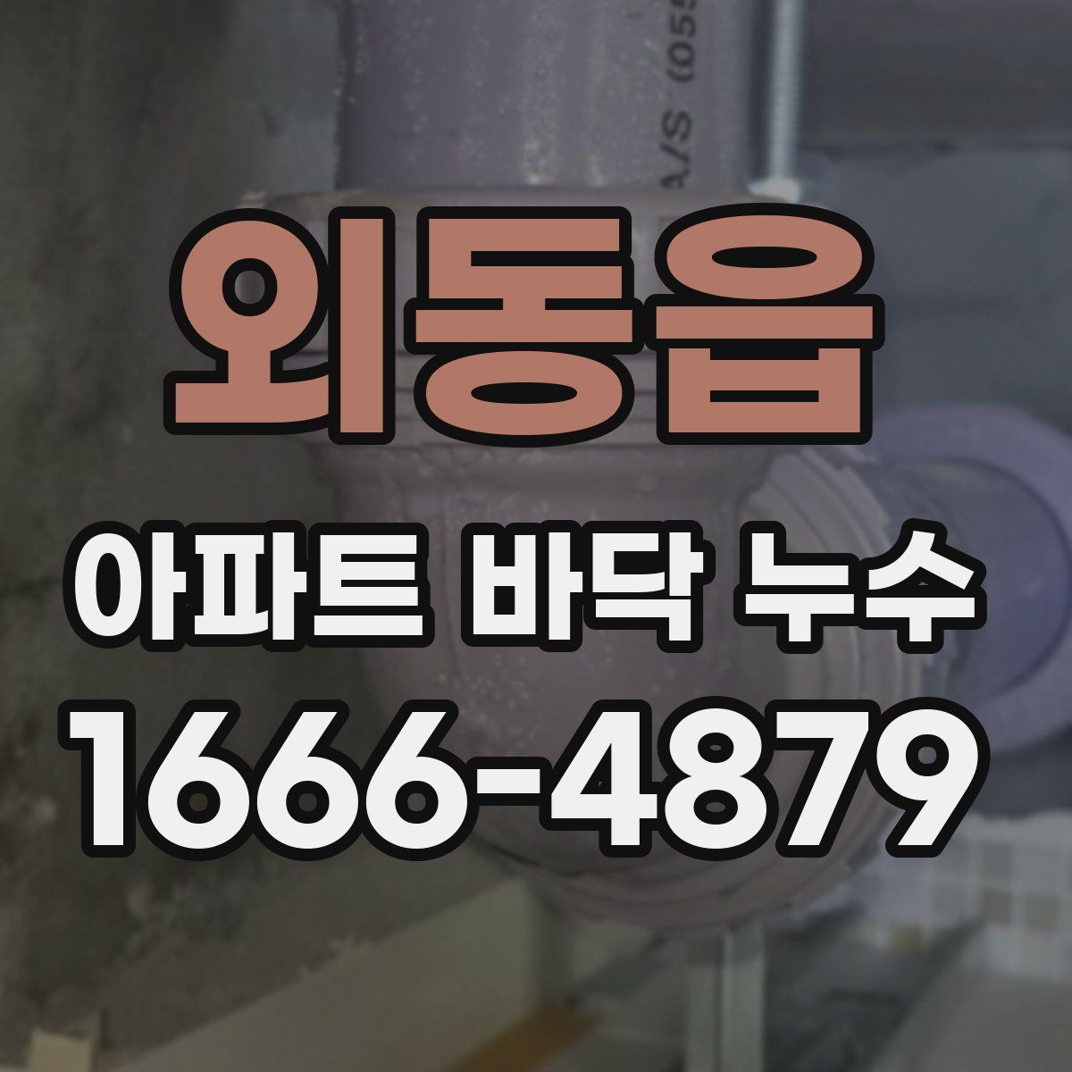 외동읍 아파트 바닥 누수