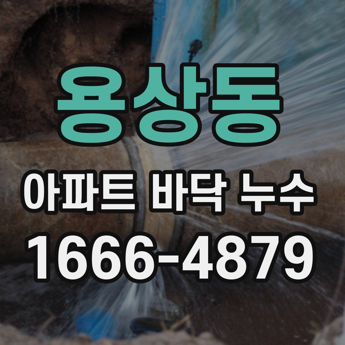용상동 아파트 바닥 누수