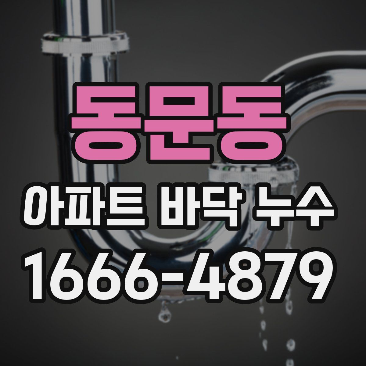 동문동 아파트 바닥 누수