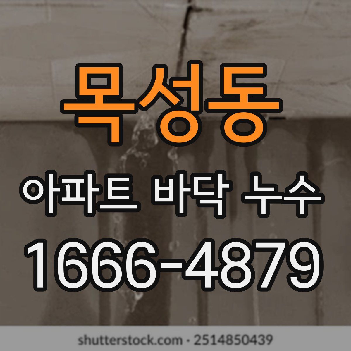 목성동 아파트 바닥 누수