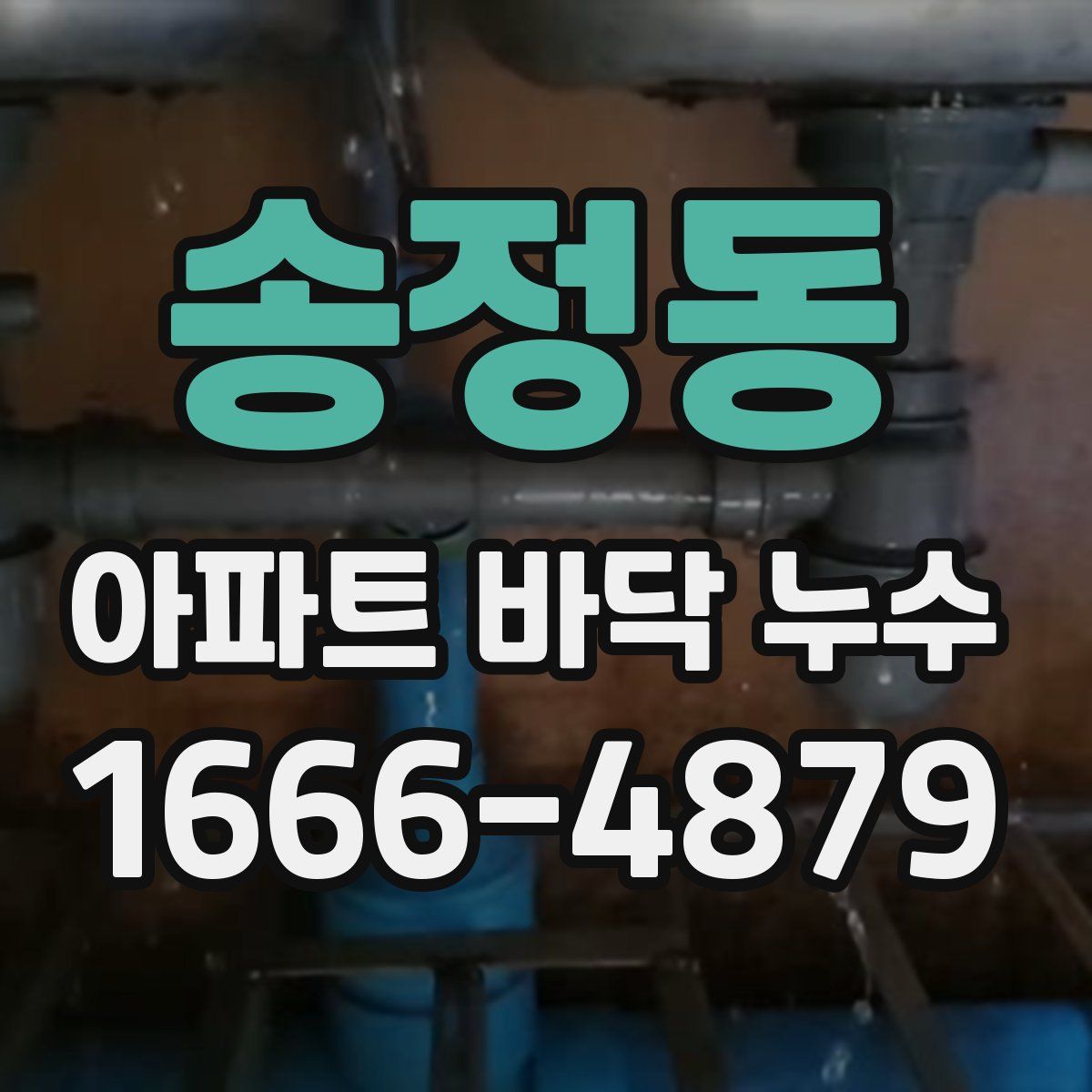 송정동 아파트 바닥 누수