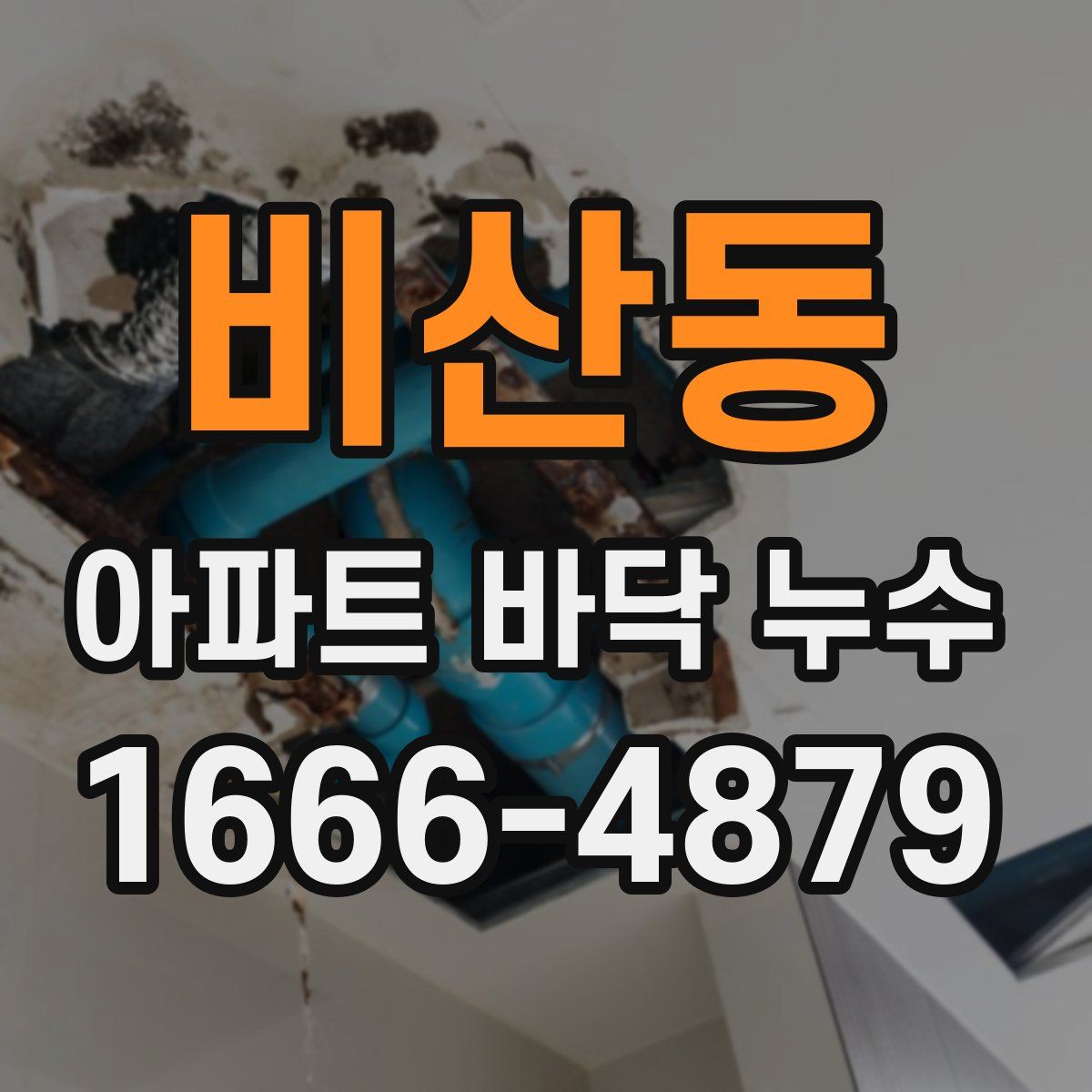 비산동 아파트 바닥 누수